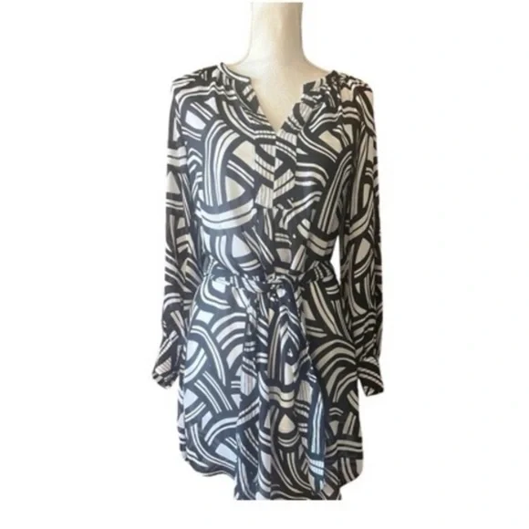 Banana Republic Printed Shirt‎ Dress NWT - Picture 2 of 6